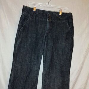 One Song Size 34" Charcoal Women's Wide Leg Jeans